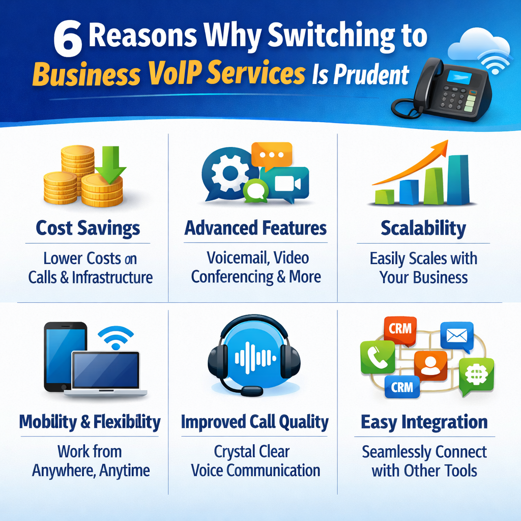 6 Reasons Why Switching to Business VoIP Services Is Prudent