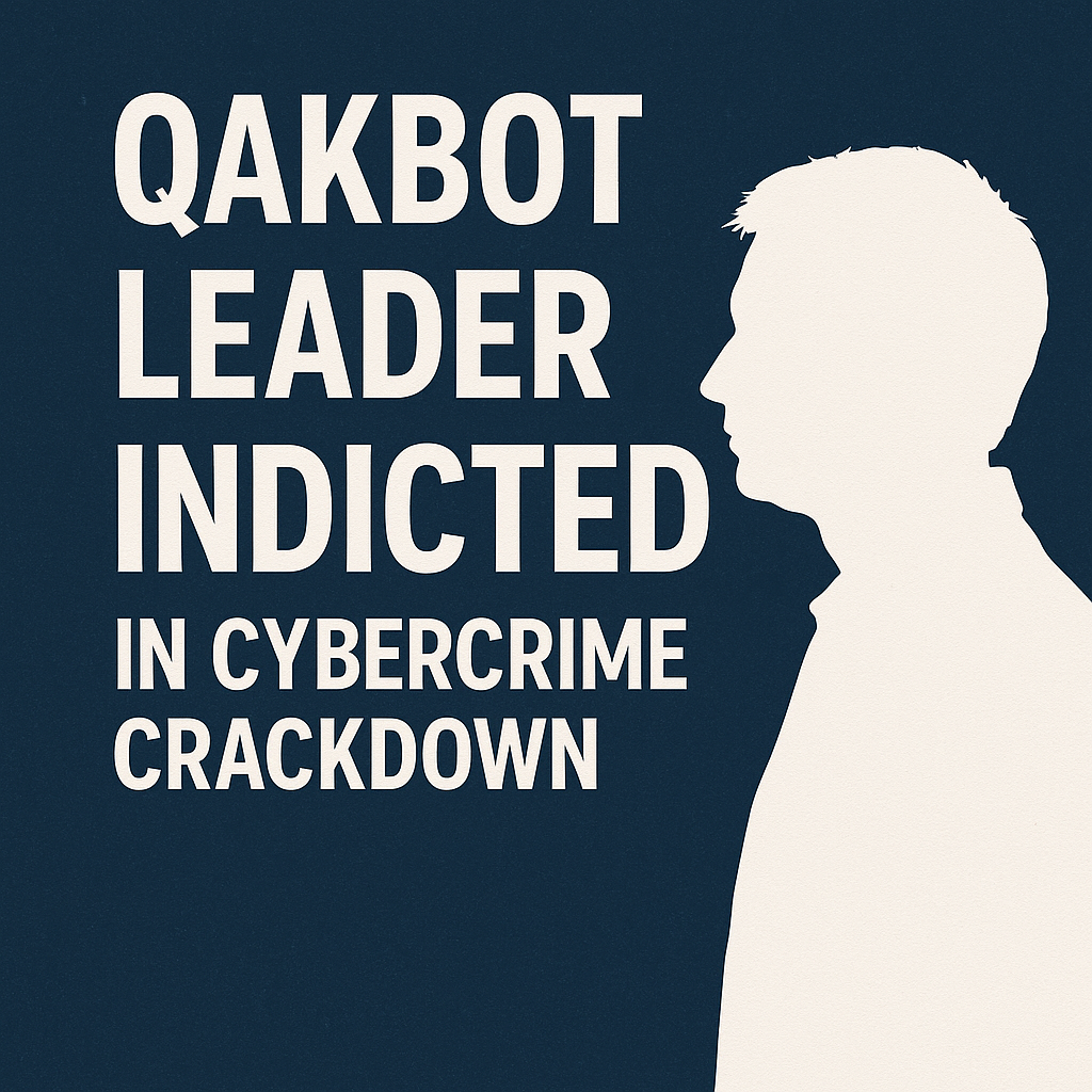 Qakbot Leader Indicted in Cybercrime Crackdown