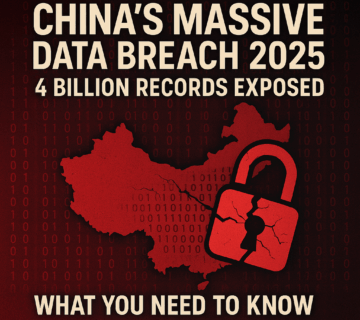 China data breach 2025 infographic showing 4 billion records exposed