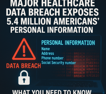 Major Healthcare Data Breach Exposes 5 4 Million Americans' Personal Information: What You Need to Know