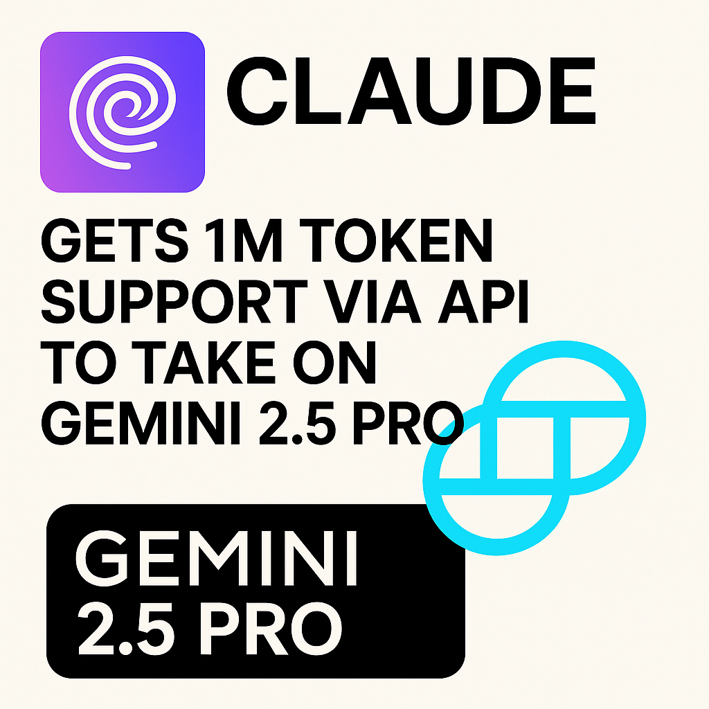 Claude 1M token API support