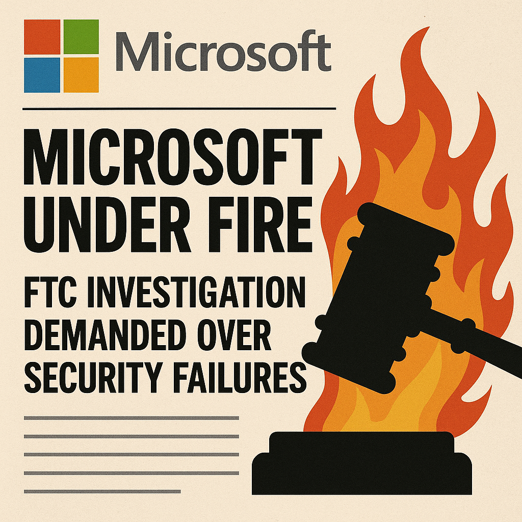 Microsoft Under Fire: FTC Investigation Demanded Over Security Failures
