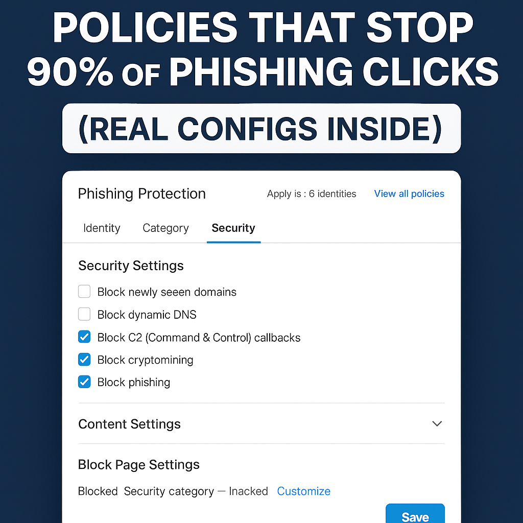 Cisco Umbrella Policies