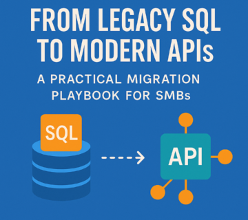 From Legacy SQL to Modern APIs A Practical Migration Playbook for SMBs 360x320