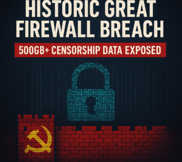 Historic Great Firewall Breach – 500GB+ Censorship Data Exposed