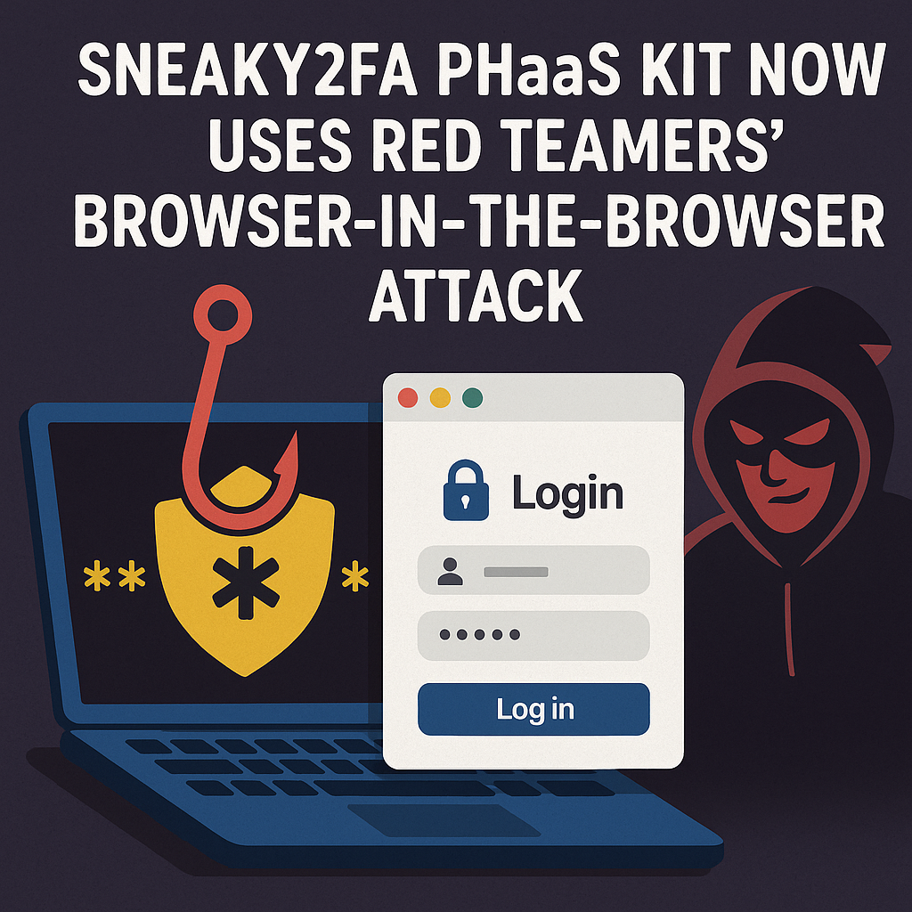 Sneaky2FA PhaaS Kit Now Uses Red Teamers