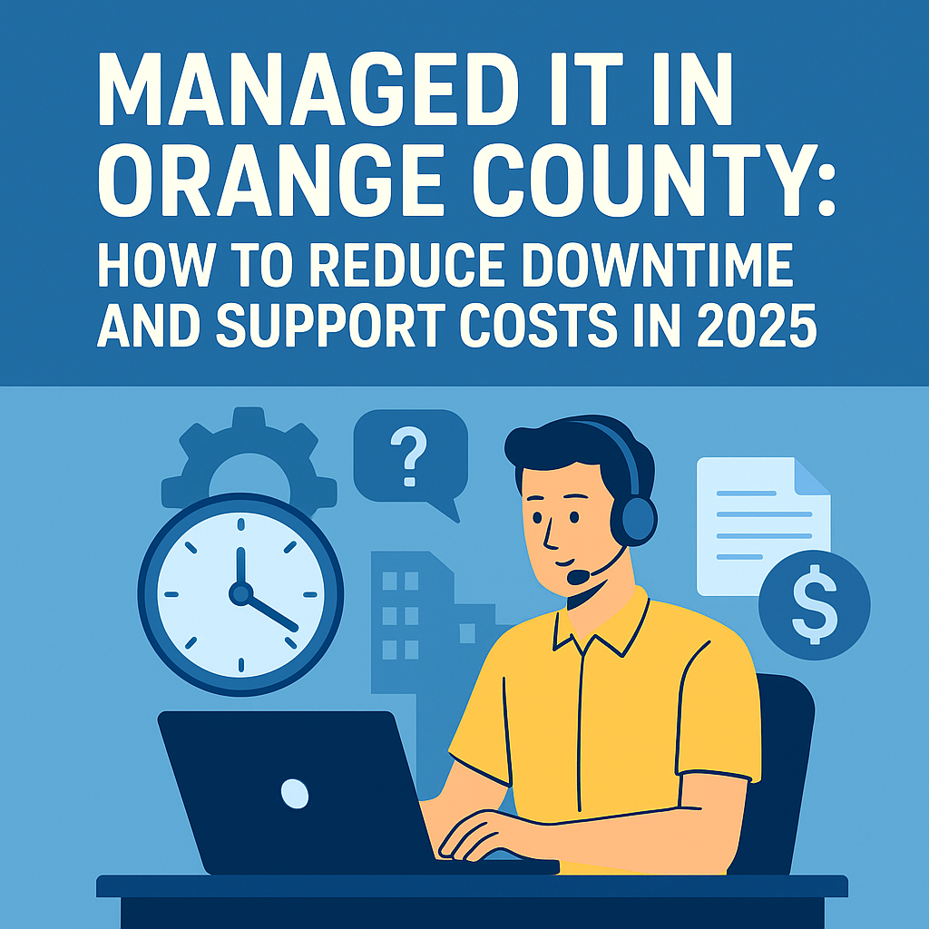 Managed IT in Orange County How to Reduce Downtime and Support Costs in 2025