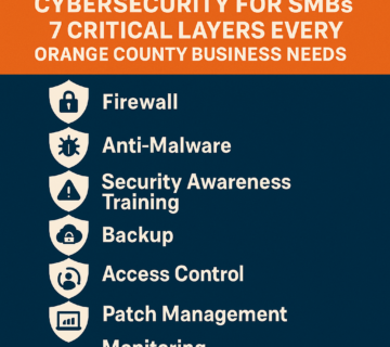 Cybersecurity for SMBs: 7 Critical Layers Every Orange County Business Needs | Technijian