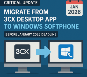 Migrate from 3CX Desktop App to Windows