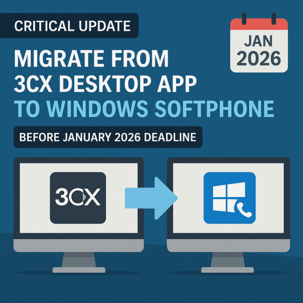 Migrate from 3CX Desktop App to Windows Migrate from 3CX Desktop App to Windows