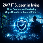 24/7 IT Support in Irvine: How Continuous Monitoring Stops Downtime Before It Starts