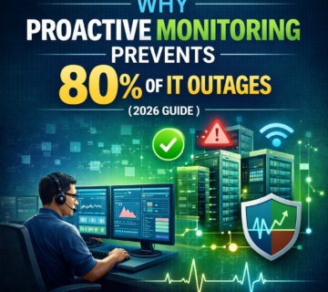 Proactive Network Monitoring Prevents 80% of IT Outages