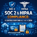 SOC 2 and HIPAA Compliance: IT Controls Every SMB Must Have in 2026