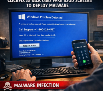 ClickFix Attack Fake BSOD Malware