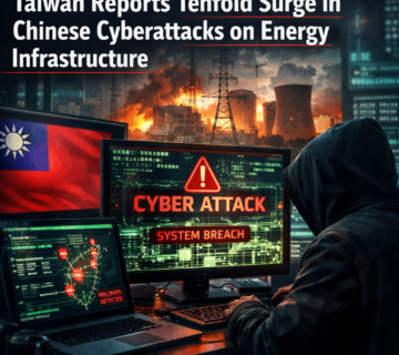 Taiwan Reports Tenfold Surge in Chinese Cyberattacks
