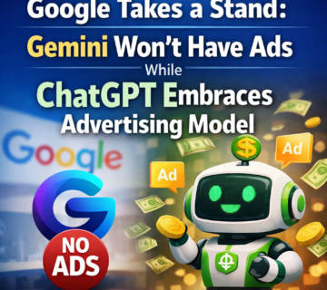 Google Takes a Stand: Gemini Won't Have Ads While ChatGPT