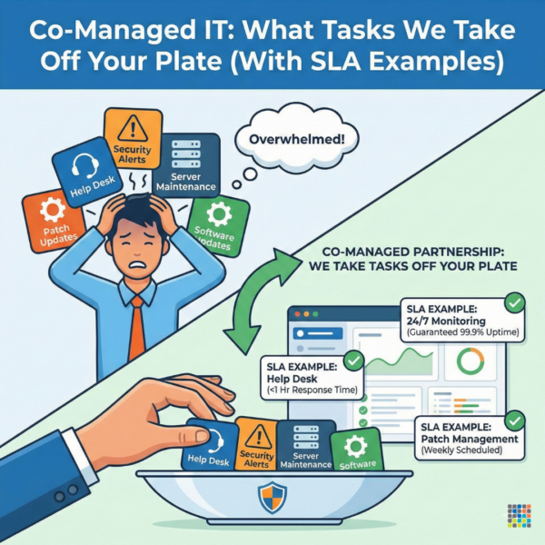 Co managed IT services team supporting Orange County businesses