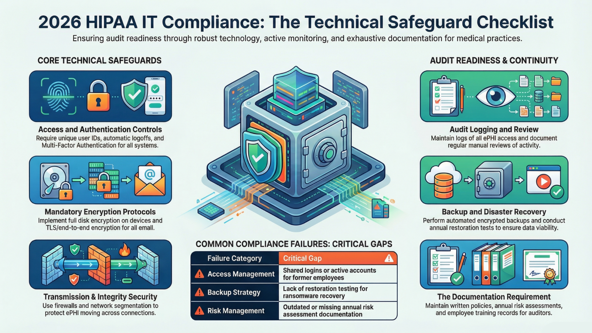 HIPAA IT Checklist for Medical Practices | 2026 Compliance Guide