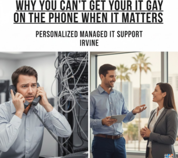Why You Can’t Get Your IT Guy on the Phone When It Matters: Personalized Managed IT Support Irvine