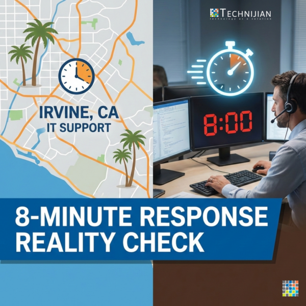 IT Support Response Time Irvine CA: The 8 Minute Response Reality Check 
