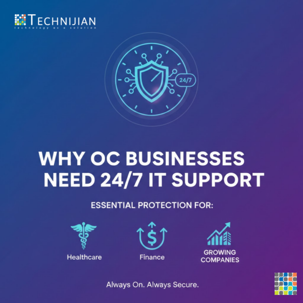 Why OC Businesses Need 24/7 IT Support 
