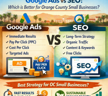Google Ads vs SEO for Orange County