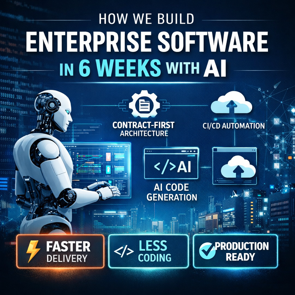 Enterprise Software Development in 6 Weeks with AI – Approach