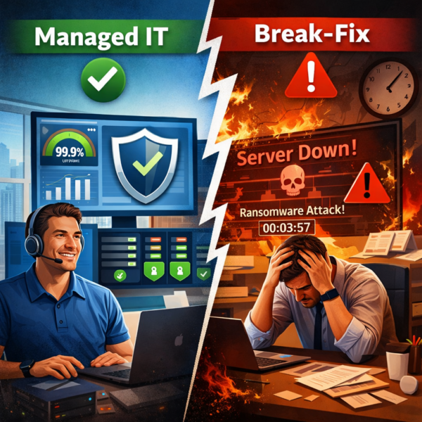 Managed IT vs  Break Fix for Orange County Businesses