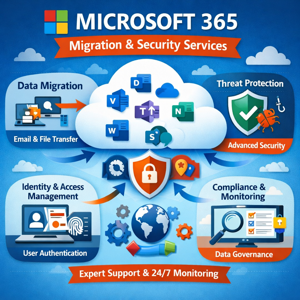Microsoft 365 Migration, Security & Management Services