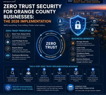 Zero Trust Security for Orange County Businesses: The 2026 Implementation