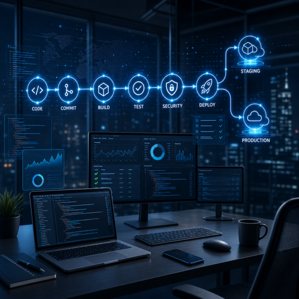 CI/CD Pipeline Strategy for Startups Building Software in 2026 featured image