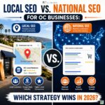 Local SEO vs  National SEO for OC Businesses