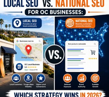 Local SEO vs  National SEO for OC Businesses
