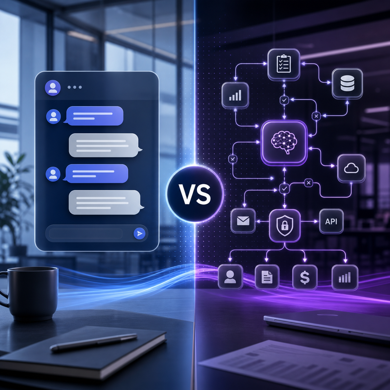 AI Chatbots vs. AI Agents: A Strategic Business Guide