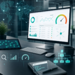 Technical SEO audit dashboard and website performance analysis